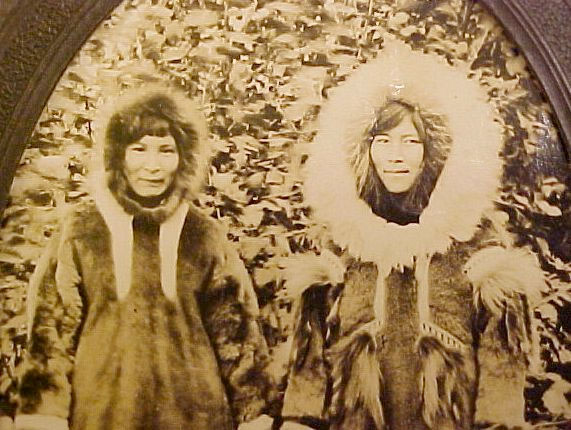 Circa 1915 Eskimo Girls at the Sheldon Jackson
              School, Sitka, Alaska.