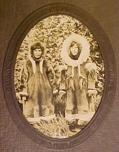 Circa 1915 Eskimo Girls at the Sheldon Jackson
              School, Sitka, Alaska.