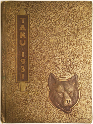For sale: original 1927 Juneau Alaska High School
              yearbook.