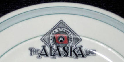 Alaska Steamship
              Company, Alaska Line, Plate for sale