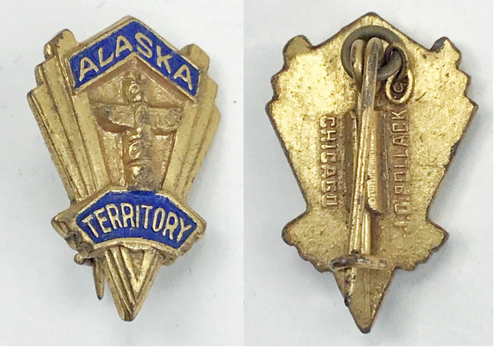 For sale: Original Alaska Territory pin.