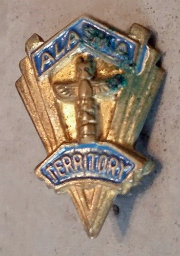 Alaska Territory pin.