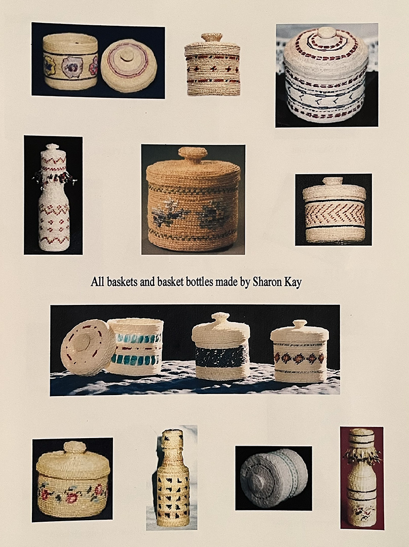 For sale: An illustrated guide to making Attu Alaska
              baskets, by Sharon Paula Kay.