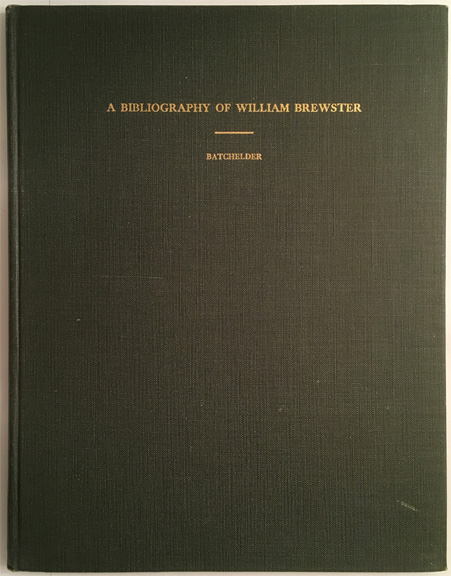For sale: William Brewster book with holograph letter
              signed by ornithologist William Brewster.