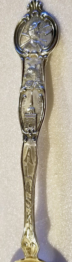 For sale: Original sterling silver souvenir spoon
                of Chief Stickwan.