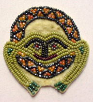 Tlingit Klukwan beadwork frog