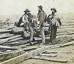 Civil War confederate prisoners stereoview