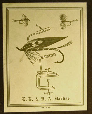 Books from Harry Darbee's personal library for sale
              with the Darbee fly fishing bookplate.