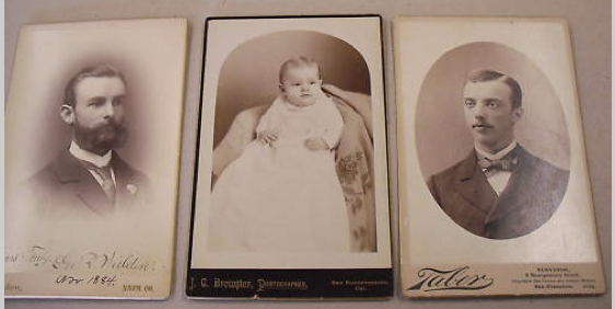 For sale: original cabinet cards of the George R.
              Walden family of Saticoy.