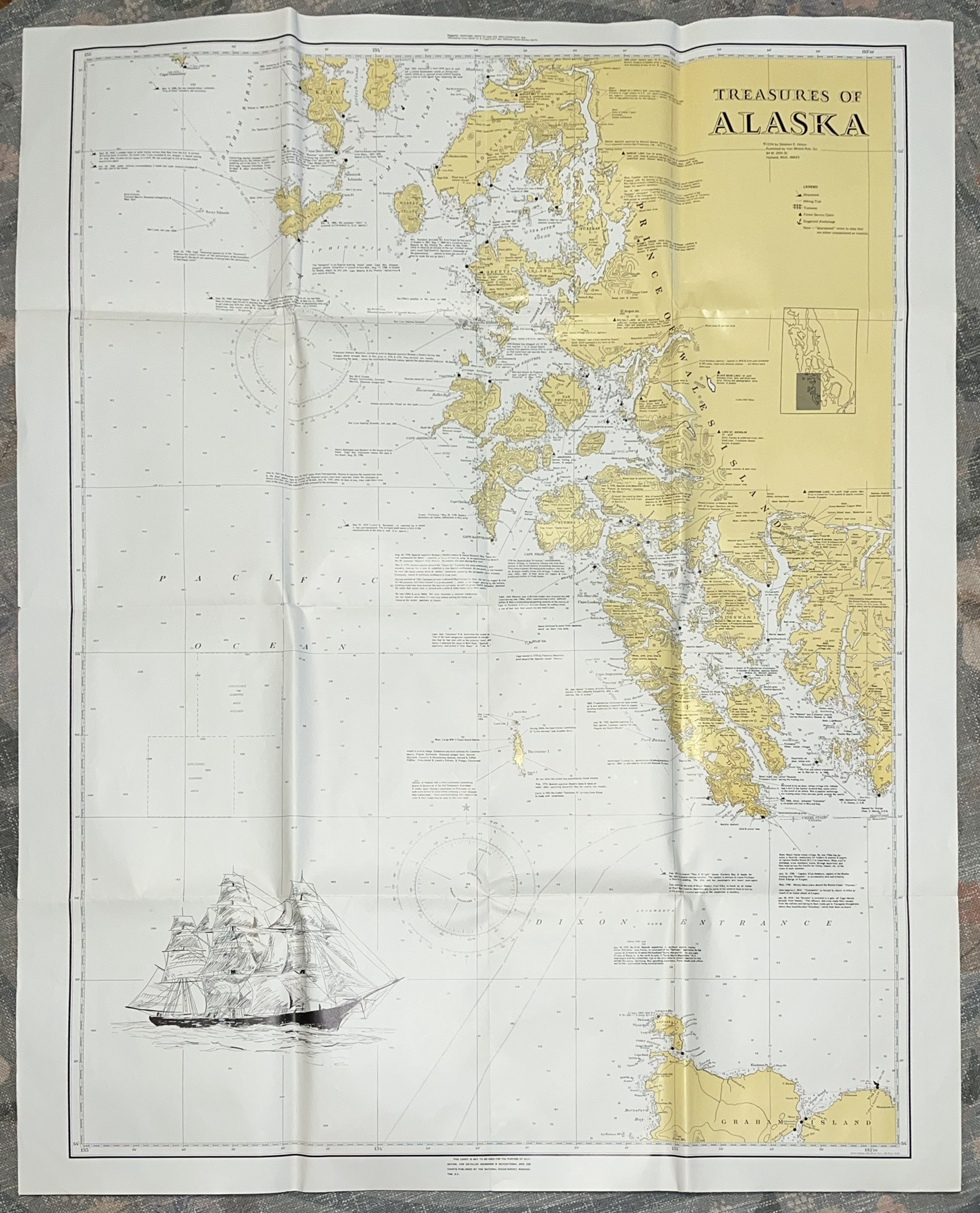 For sale: Hilson's Treasures of Alaska map 3 and 4.