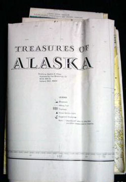 Stephen E. Hilson Treasures of Alaska treasure maps.