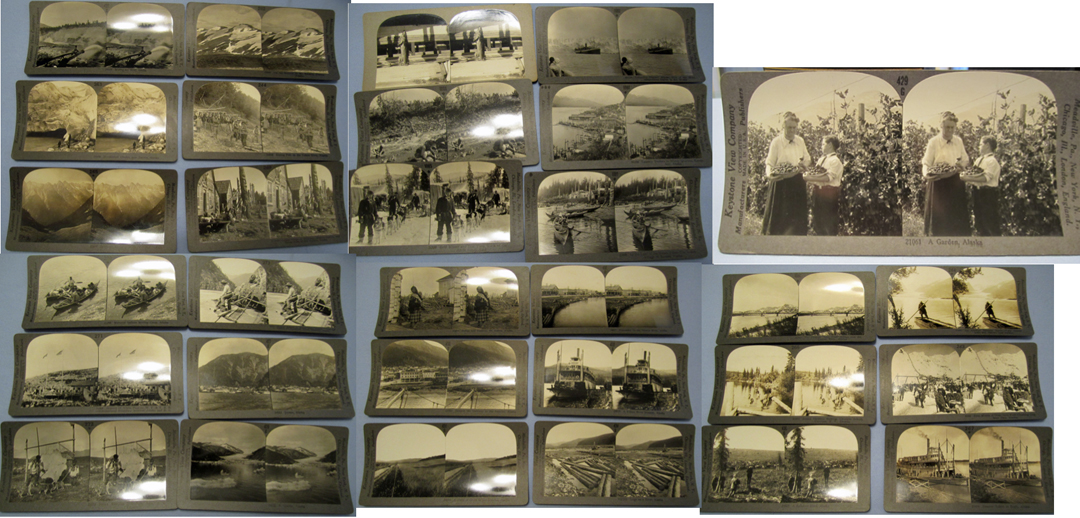 For sale: Keystone boxed set of Alaska stereoviews.