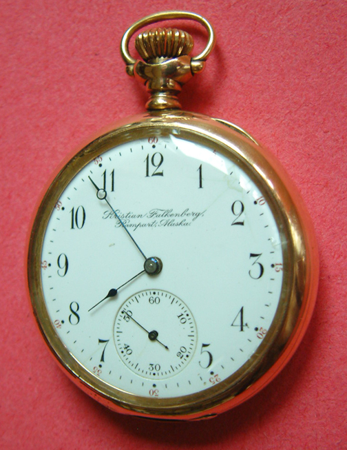 For
              sale: Kristian Falkenberg pocket watch from Rampart Alaska
              circa 1904.