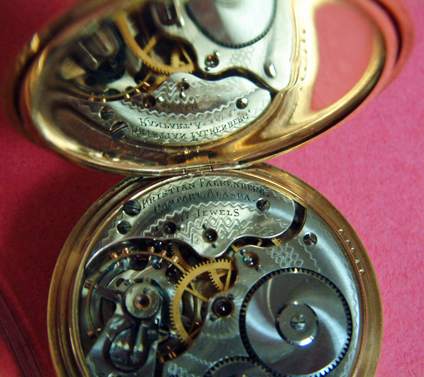 For
              sale: Kristian Falkenberg pocket watch from Rampart Alaska
              circa 1904.