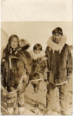 For sale: original real photo postcard from Marys
              Igloo, Alaska.