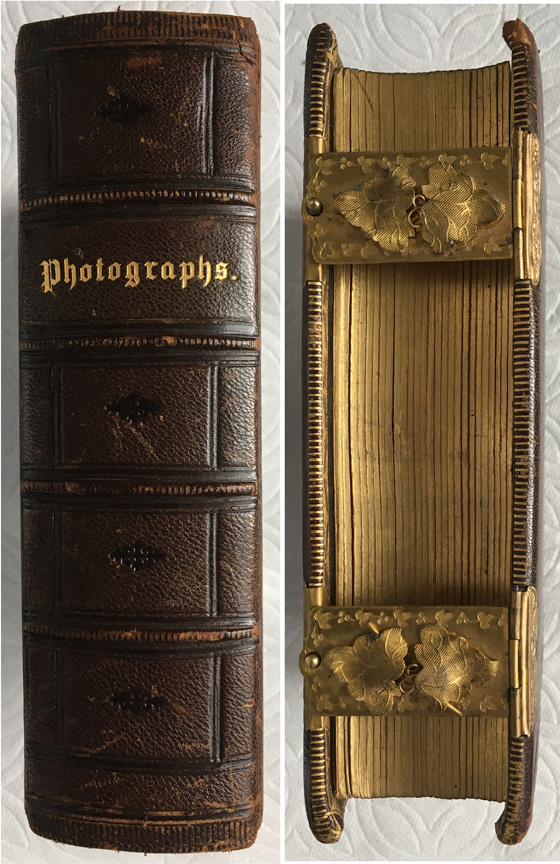 For sale: 1870 Massachusetts Senate CDV photograph
              album.