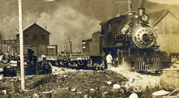 For sale: original
              Copper River & Northwestern Railway real photo
              postcard.