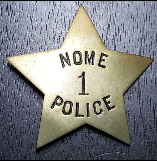 For sale: very early
              Nome Alaska police badge and archive Joe Warren.