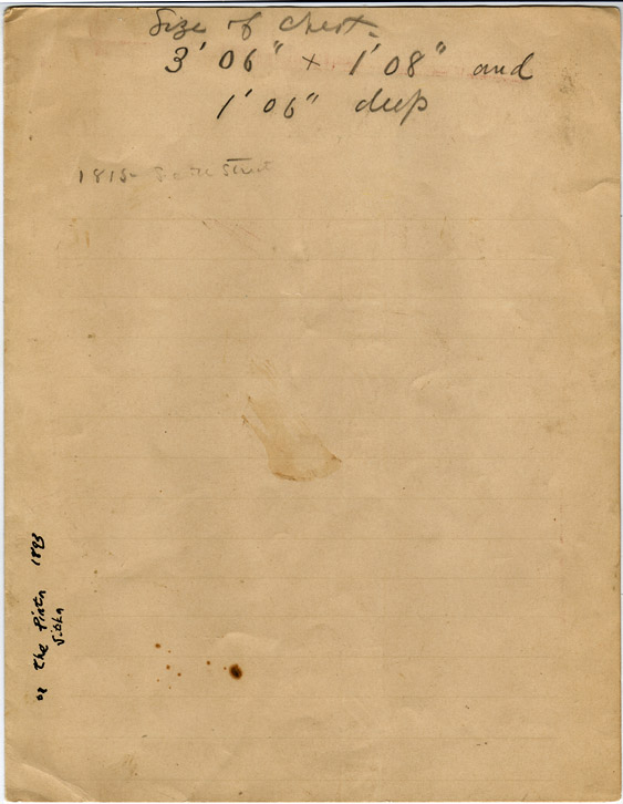 For sale: original manuscript map from the USS
                Pinta.