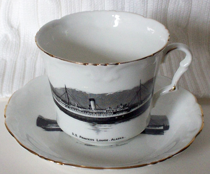 For sale: S.S.
              Princess Louise, Alaska, demitasse souvenir china.
