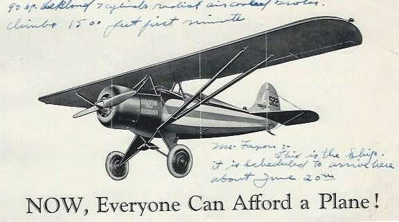 For sale: archive of letters
                and photographs from Alaska Bush Pilot Sam O. White.