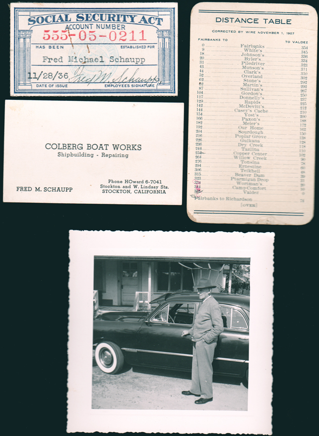 For sale: The Fred
              Schaupp Alaska collection, including his Deputy Marshal
              badge.