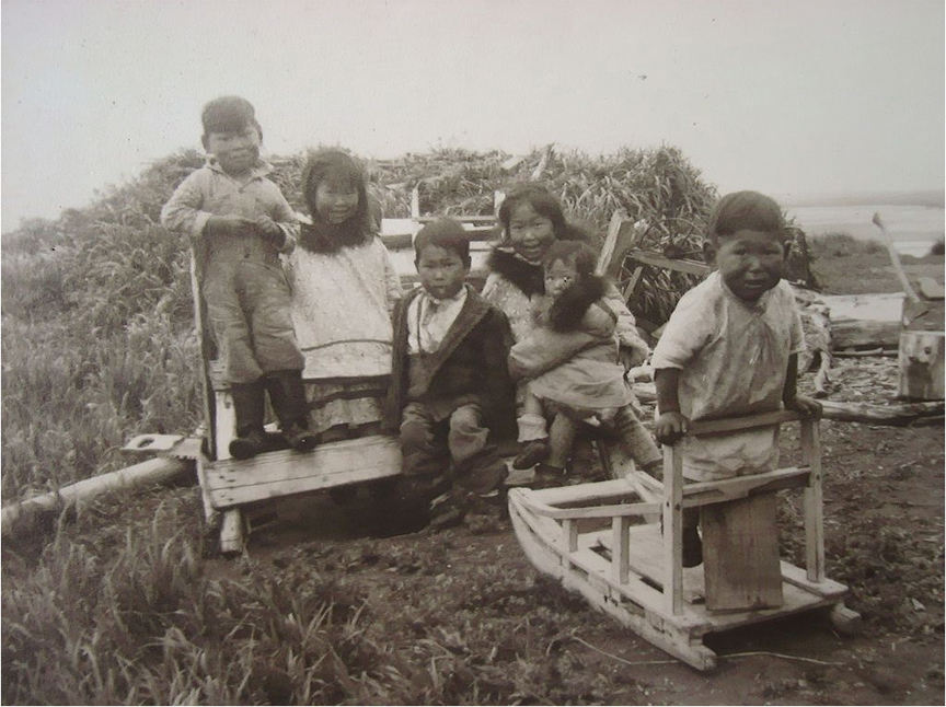 Original photographs of Nunivak Island people for
              sale.