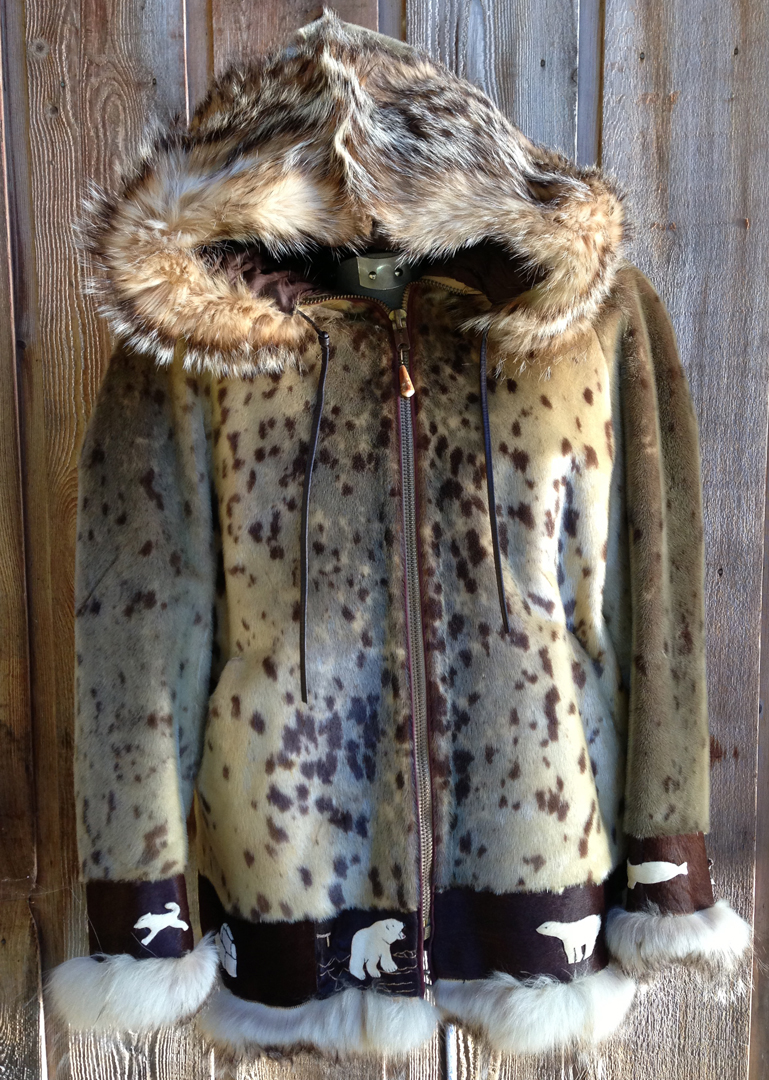 For sale: Eskimo
              style vintage Alaska parka, pre-1972.